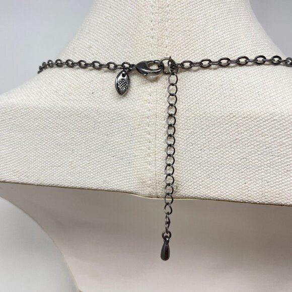 Long Cross Necklace Black Goth Whimsigoth Spirituality Minimal - Picture 11 of 11